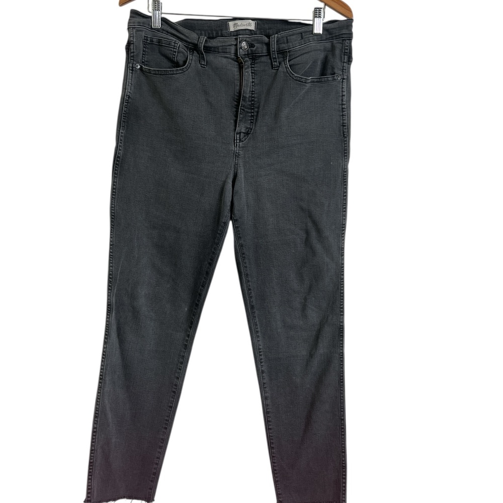 Madewell Women’s Charcoal Stovepipe Ankle Jeans